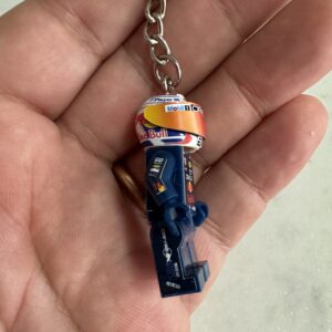 KeyRing Max Verstappen 2024 GP F1 formula grand prix pilota figura driver Super suit super helmet minifigure Red Bull Racing by RacingModelCar