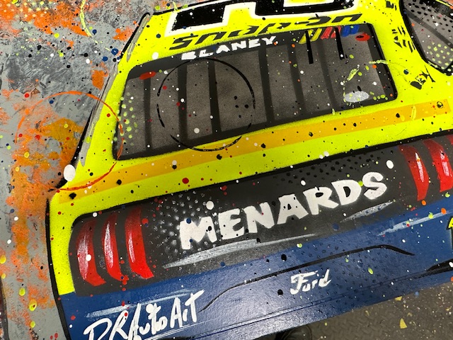 Ryan Blaney, NASCAR 2023 Champ - Graffiti painting from the GPBox store.