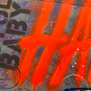 Denny Hamlin, Bristol, NASCAR 2024 - Graffiti painting from the GPBox store.