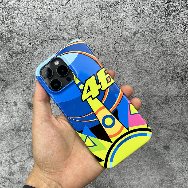 Valentino Rossi Sun and Moon 2016 Helmet Livery Phone Case from the MotoGP Memorabilia store collection.
