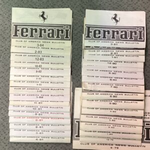 Late 70s early 80s Ferrari manuals, catalogs, brochures, members guides ect. Vintage by Dustin d
