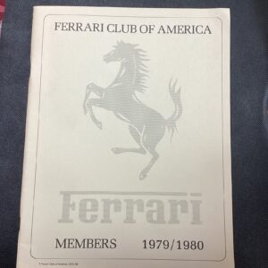 Late 70s early 80s Ferrari manuals, catalogs, brochures, members guides ect. Vintage by Dustin d
