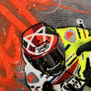 Fabio Di Giannantonio, 2024 - Graffiti Painting Sports Car Racing Art by DRAutoArt