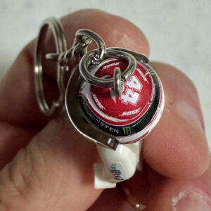 Lewis Hamilton World Champions keyring 2019 Mercedes F1 pilota figura driver helmet minifigura minifigure Max Verstappen by RacingModelCar