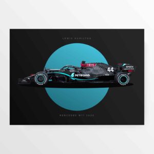 Lewis Hamilton Mercedes W11 Formula 1 Car from the Lewis Hamilton store collection.