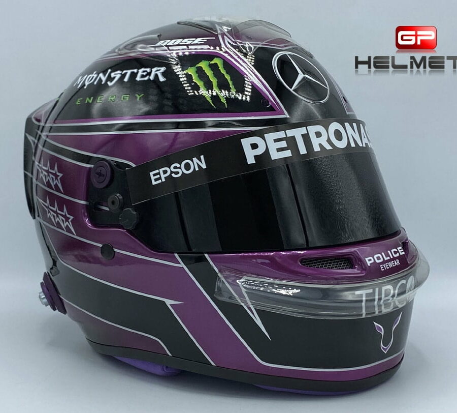 Lewis Hamilton 2020 Replica helmet / Mercedes Benz F1 / New!! Monza GP from the F1 Helmets store collection.