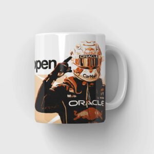 Max Verstappen, Thirty-Three - Formula 1 Mug Max Verstappen by Pit Lane Prints