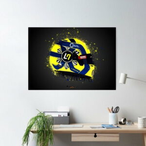 Lando Norris F1 2020 Helmet Print - Scuderia GP from the F1 Helmets store collection.