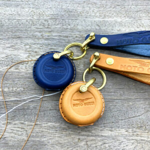 Moto Guzzi Aprilia Smart Key Case – Handmade Leather Cover with Lanyard for V7, V9, V11, RSV4, Tuono from the Vintage store collection.