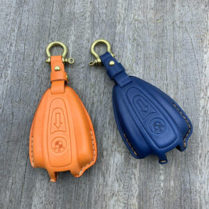 BMW R18 Key Case – Handmade Leather Cover for Heritage Smart Key Fob, Custom Fit for BMW Motorrad from the Vintage store collection.
