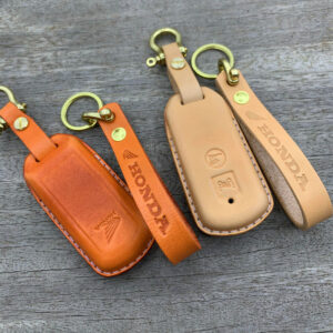Honda Smart Key Case – Handmade Leather Cover with Lanyard for X-ADV 750, Forza 125, Scoopy, SH300 from the Vintage store collection.