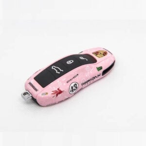 Ken Block #43 PPIHC 2022 hoonipigasus PORSCHE 911 pink pig livery Key Fob Cover Case for MACAN BOXSTER CAYMAN 718 911 OLD key from the Vintage store collection.