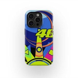 Valentino Rossi’s Misano Special Helmet Livery 2014 Phone Case MotoGP Memorabilia by DIZZY CASE
