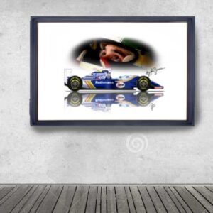 Poster Ayrton Senna Williams Renault FW16 1994 from the Ayrton Senna store collection.
