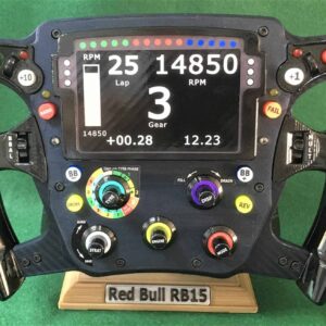Full Size Red Bull F1 Replica RB15_Max Verstappen steering wheel, display. Not Amalgam. from the Red Bull Racing store collection.