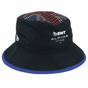 2023 Alpine Silverstone Bucket Hat (Black) - One Size from the Race Track Wall Art store collection.