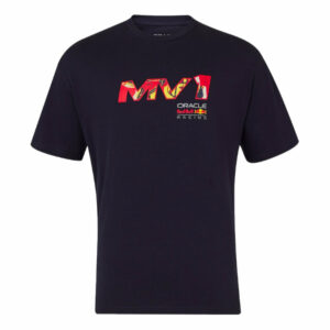 2024 Red Bull Max Verstappen Pop Art Oversized Tee (Navy) - Small Adults from the Max Verstappen store collection.