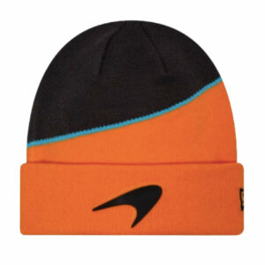 2024 McLaren Racing Team Colour Orange Cuff Knit Beanie Hat - One Size from the Formula 1 Memorabilia store collection.