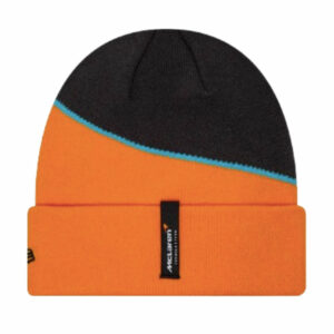 2024 McLaren Racing Team Colour Orange Cuff Knit Beanie Hat - One Size from the Formula 1 Memorabilia store collection.