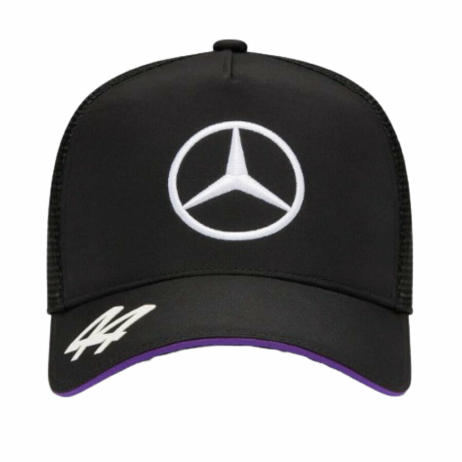 2024 Mercedes Lewis Hamilton Driver Trucker Cap (Black) - One Size from the Lewis Hamilton store collection.