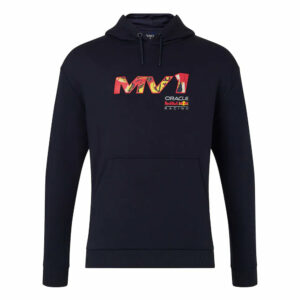 2024 Red Bull Max Verstappen Pop Art Oversized Hoodie (Navy) - Small Adults from the Red Bull Racing store collection.