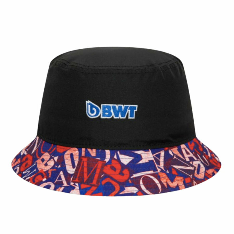 2024 Alpine Racing Monaco Tapered Bucket Hat (Black) - Large - One Size from the Race Track Wall Art store collection.