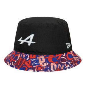 2024 Alpine Racing Monaco Tapered Bucket Hat (Black) - Medium - One Size from the Race Track Wall Art store collection.