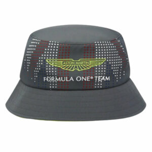 2024 Aston Martin Team Silverstone Bucket Hat - Dark Grey - One Size from the Race Track Wall Art store collection.