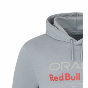 2025 Red Bull Racing Large Front Logo Hoodie (Grey) - Medium Adults from the Red Bull Racing store collection.