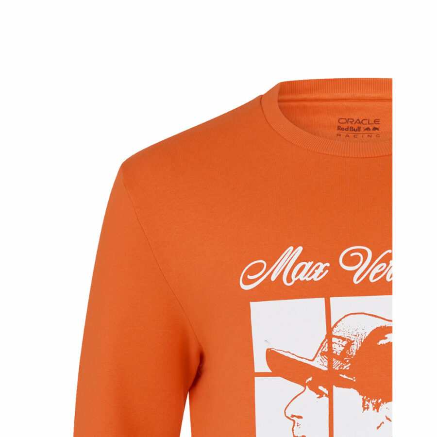 2025 Red Bull Racing Max Verstappen Puzzle Crew Sweat (Exotic Orange) - Small Adults from the Max Verstappen store collection.