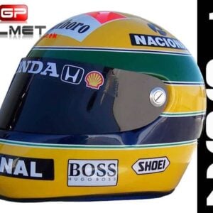 Ayrton Senna 1992 SHOEI Helmet Mc Laren F1 from the Vintage store collection.