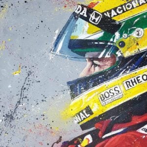 Senna 01 Limited Edition Print Ayrton Senna by Sean Wales Art