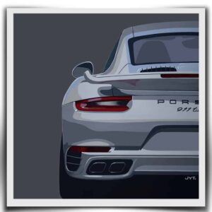 911 Modern classic Quadriptych from the Sports Car Racing Posters & Prints store collection.