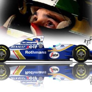 Poster Ayrton Senna Williams Renault FW16 1994 from the Ayrton Senna store collection.