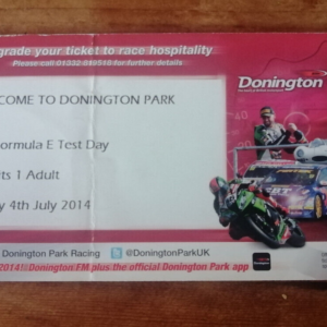 Rare Motorsport Memorabilia FIA Formula E 2014 Championship Admission Ticket More Series by R&MMemorabilia