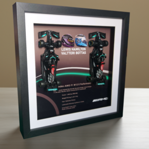 Lewis Hamilton Bottas Mercedes W12 2021 Helmet Art Box Frame 1/43 Diecast Cars from the Race Car Wall Art store collection.