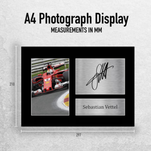 Sebastian Vettel Gift Signed A4 Printed Autograph F1 Formula One Gifts Photo Display from the Race Car Wall Art store collection.