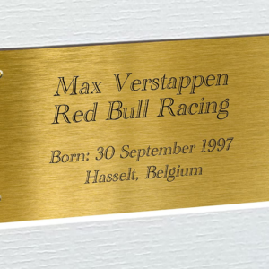 A4 Max Verstappen Red Bull Autographed Signed Photo Photograph Picture Frame F1 Formula One Poster Gift Gold, 12x8 from the Max Verstappen store collection.
