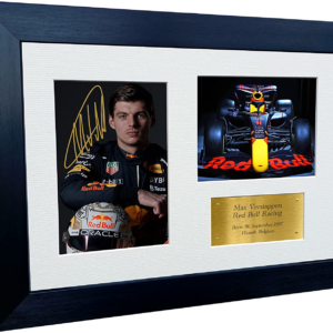 A4 Max Verstappen Red Bull Autographed Signed Photo Photograph Picture Frame F1 Formula One Poster Gift Gold, 12x8 from the Max Verstappen store collection.