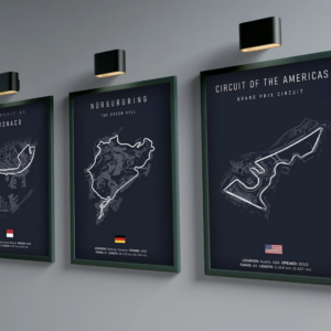 Race Track Wall Art Formula 1 Deco Print without Frame from the Race Track Wall Art store collection.