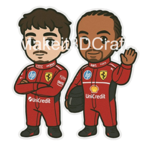 Formula 1 Driver Chibi Stickers F1 Digital Download PNG Files Formula One Race Car Stickers Instant Download Printable Stickers from the Sports Car Racing Art store collection.