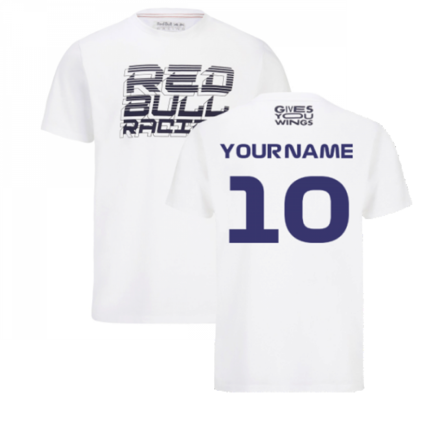 2022 Red Bull Racing Team Graphic Tee (White) (Your Name) - XL Adults from the Red Bull Racing store collection.